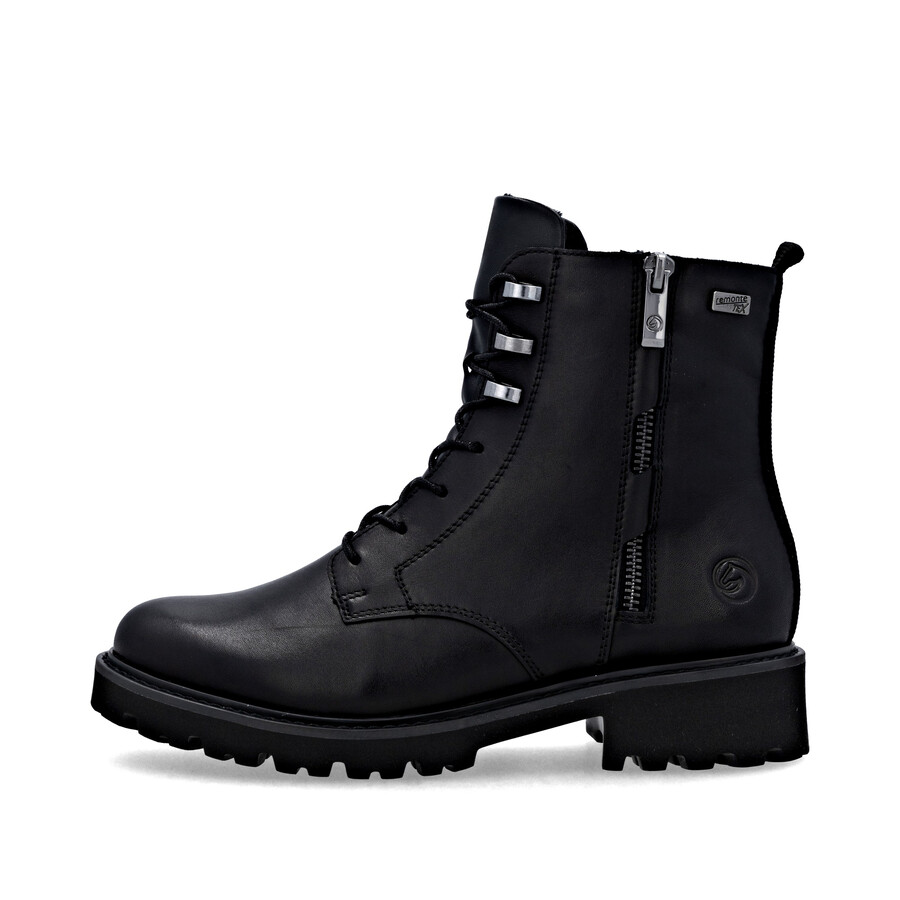 bottes noires à fermeture éclair pour femmes remonte d8656-00