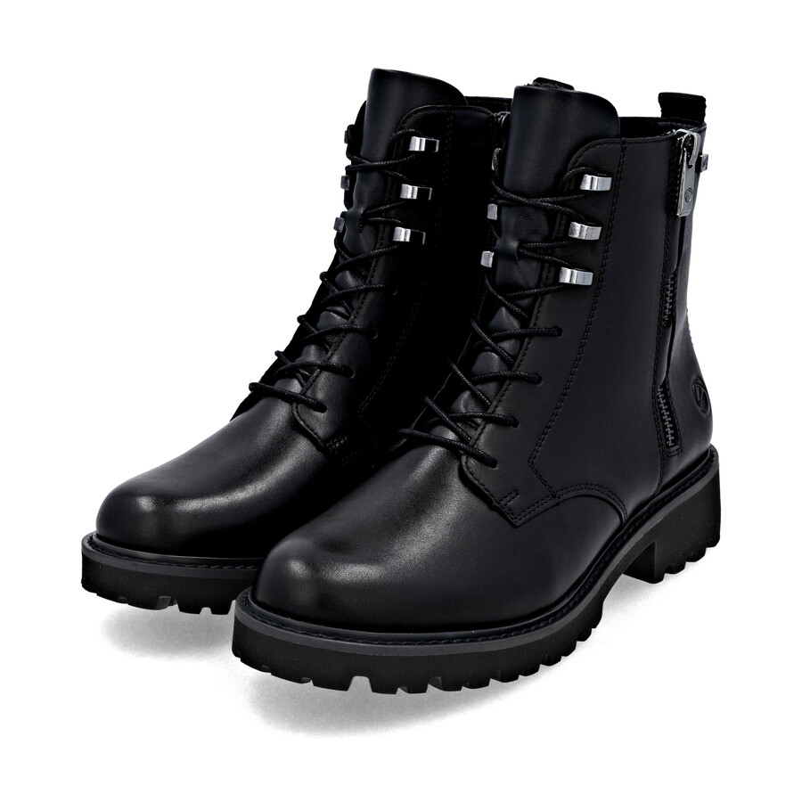 bottes noires à fermeture éclair pour femmes remonte d8656-00