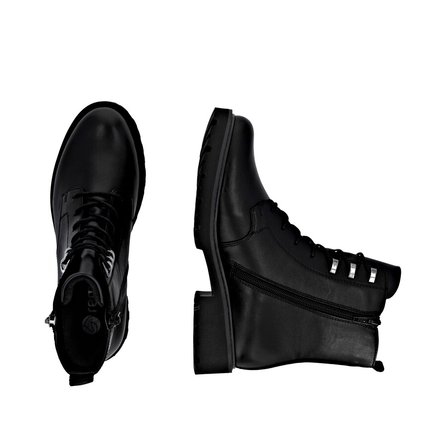 bottes noires à fermeture éclair pour femmes remonte d8656-00