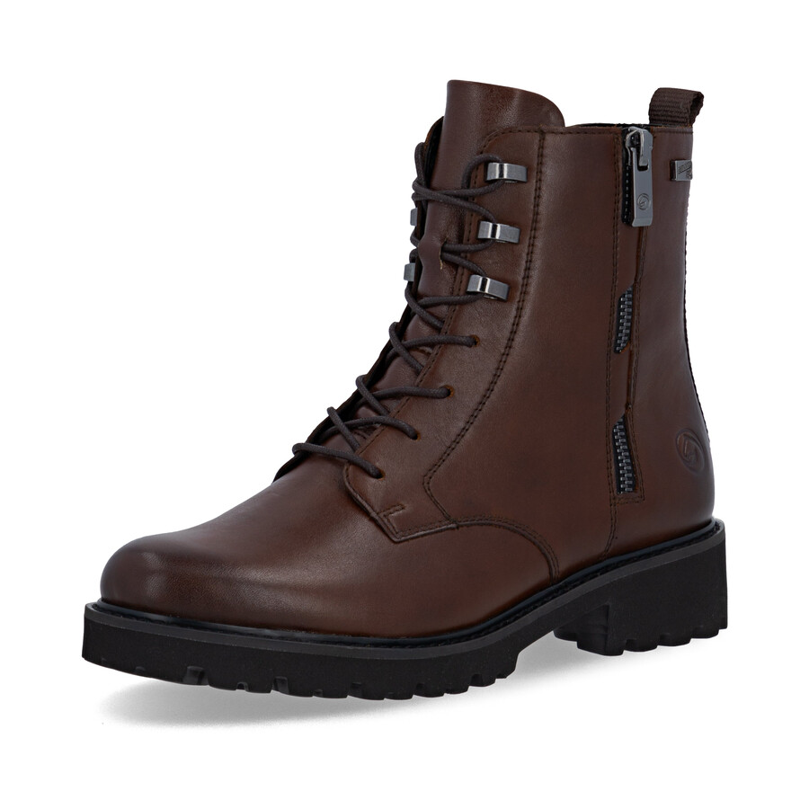 bottes marron à fermeture éclair pour femmes remonte d8656-25