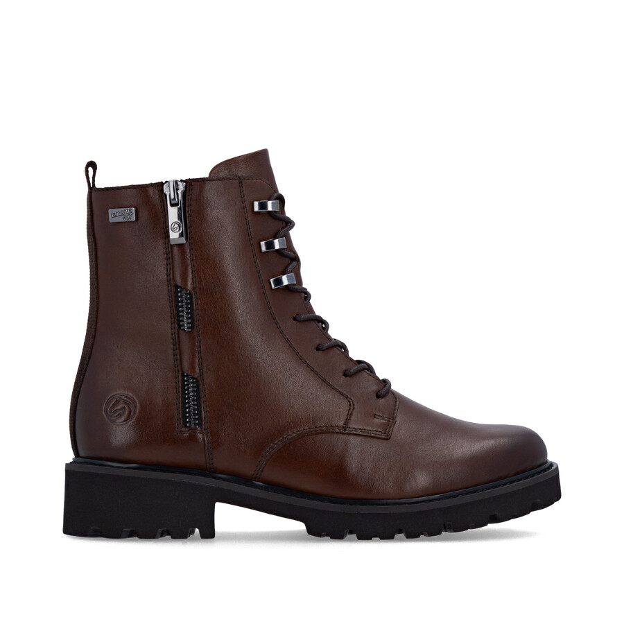 bottes marron à fermeture éclair pour femmes remonte d8656-25