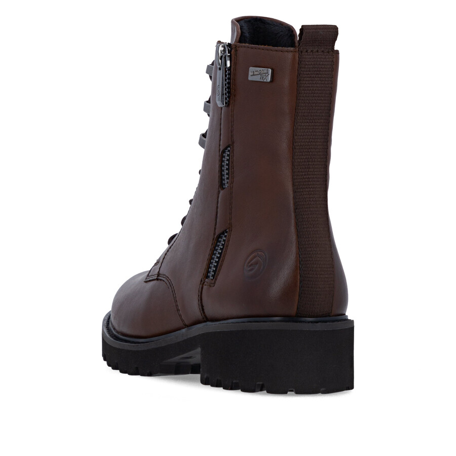 bottes marron à fermeture éclair pour femmes remonte d8656-25