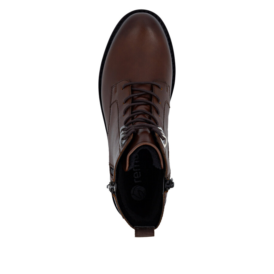 bottes marron à fermeture éclair pour femmes remonte d8656-25