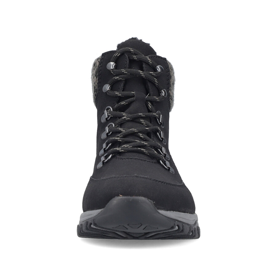 bottes élastiques noires pour femmes rieker m9610-00
