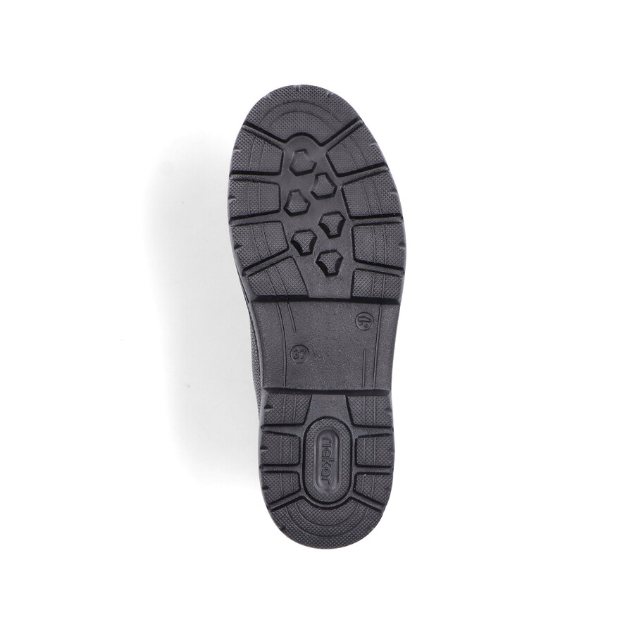 bottes zippées argentplatine pour femmes rieker n0031-90