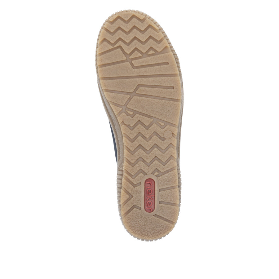 bottes bleues à fermeture éclair pour femmes rieker n0709-15