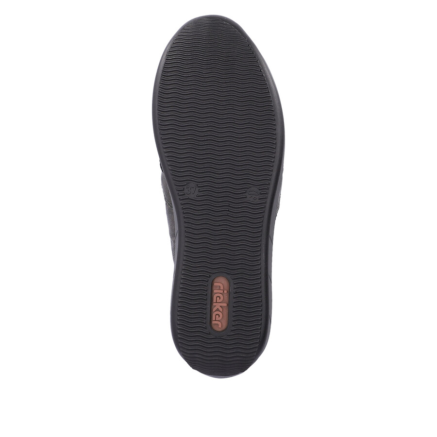 bottes grises à fermeture éclair pour femmes rieker n1152-42