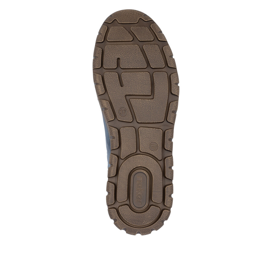 bottes bleues à fermeture éclair pour femmes rieker n1305-14