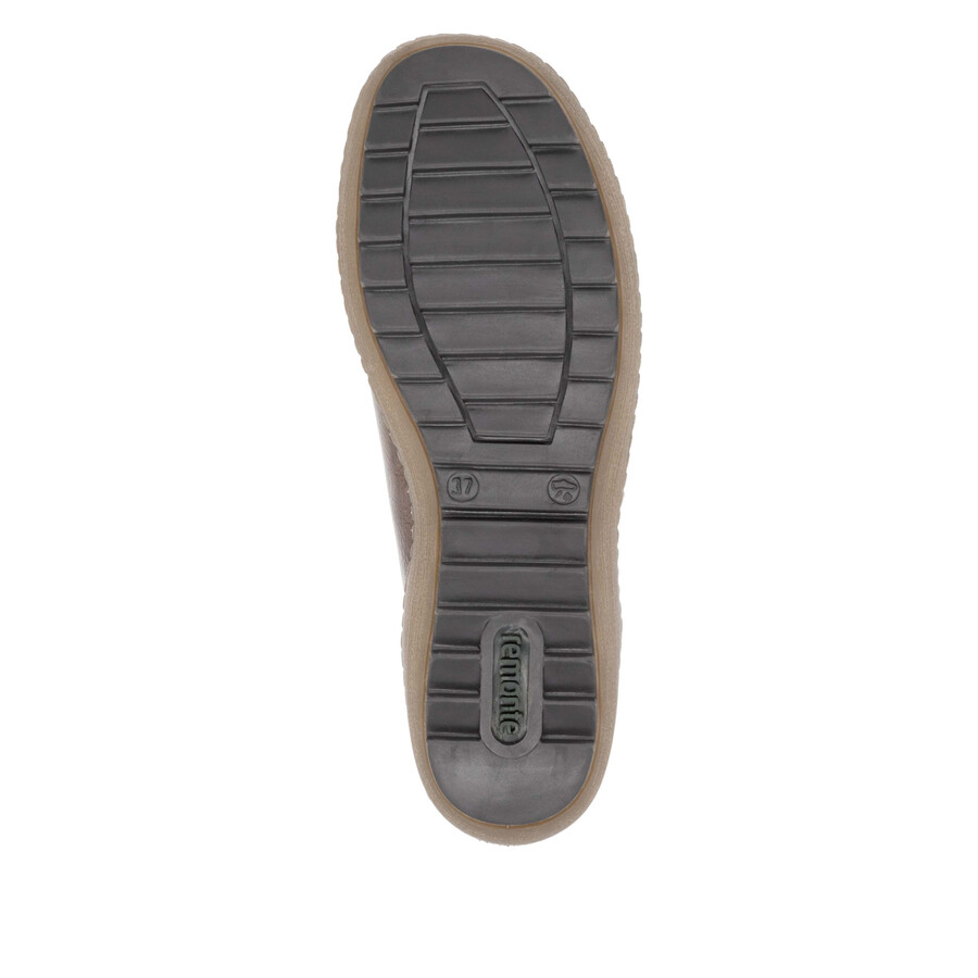 bottes marron à fermeture éclair pour femmes remonte r1458-22