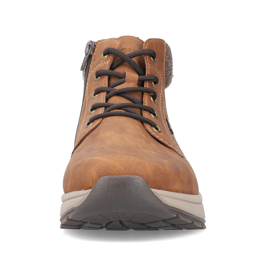bottes marron à fermeture éclair pour homme rieker 11030-25