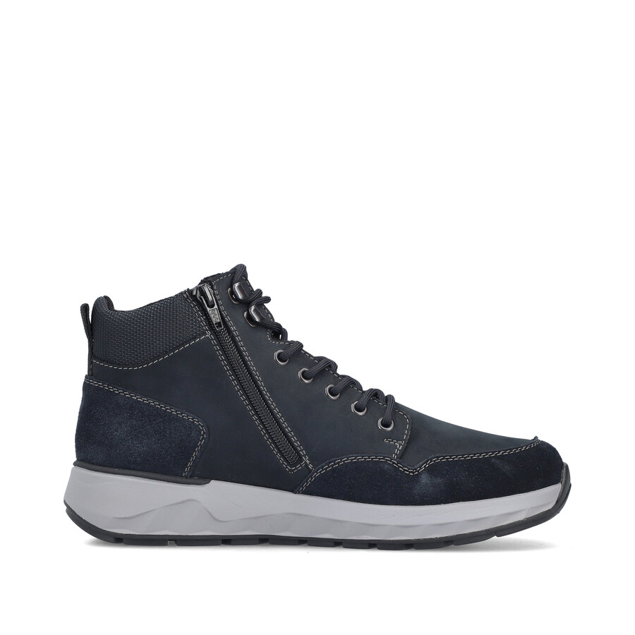 bottes bleues à fermeture éclair pour hommes rieker 11530-14
