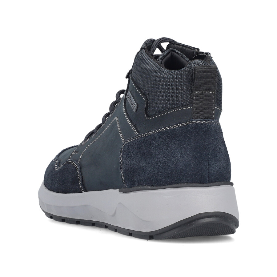 bottes bleues à fermeture éclair pour hommes rieker 11530-14