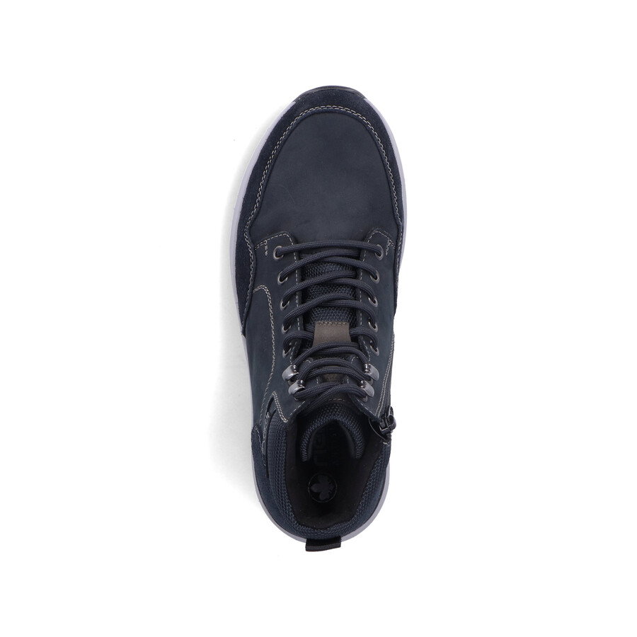 bottes bleues à fermeture éclair pour hommes rieker 11530-14