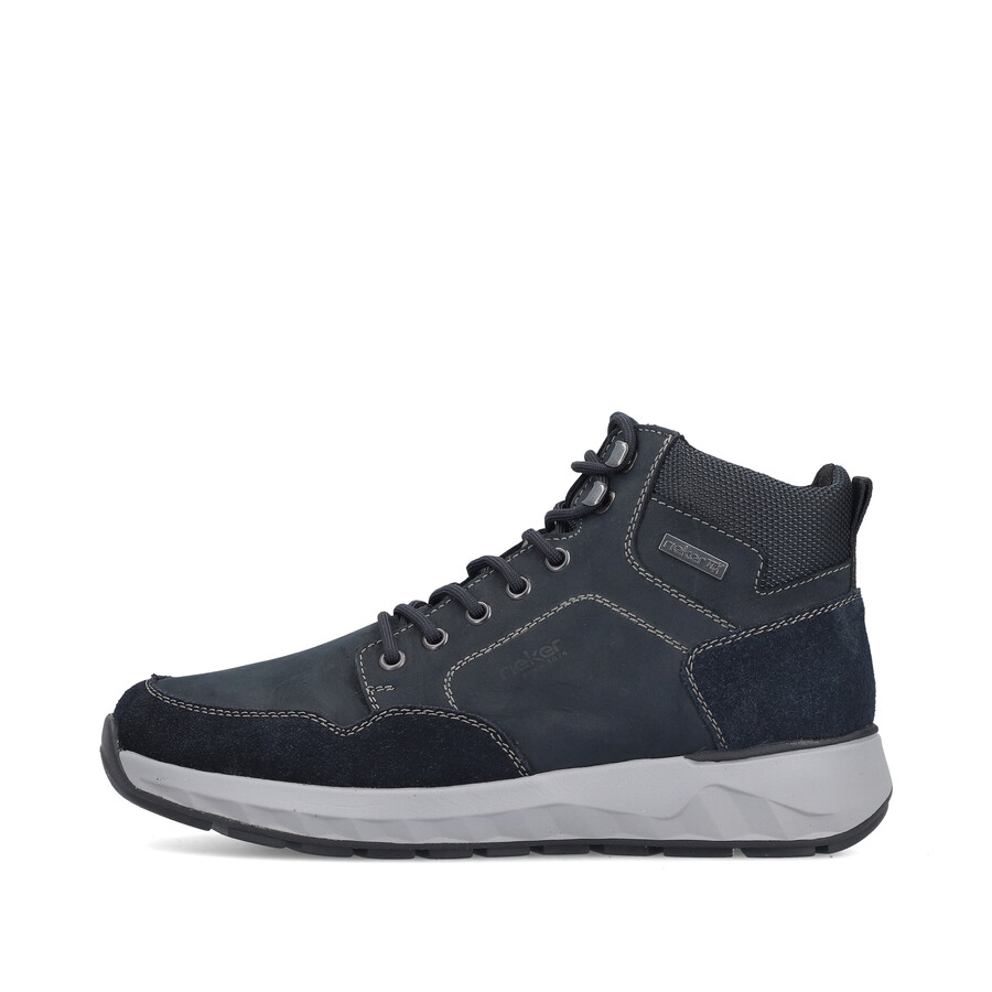 bottes bleues à fermeture éclair pour hommes rieker 11530-14
