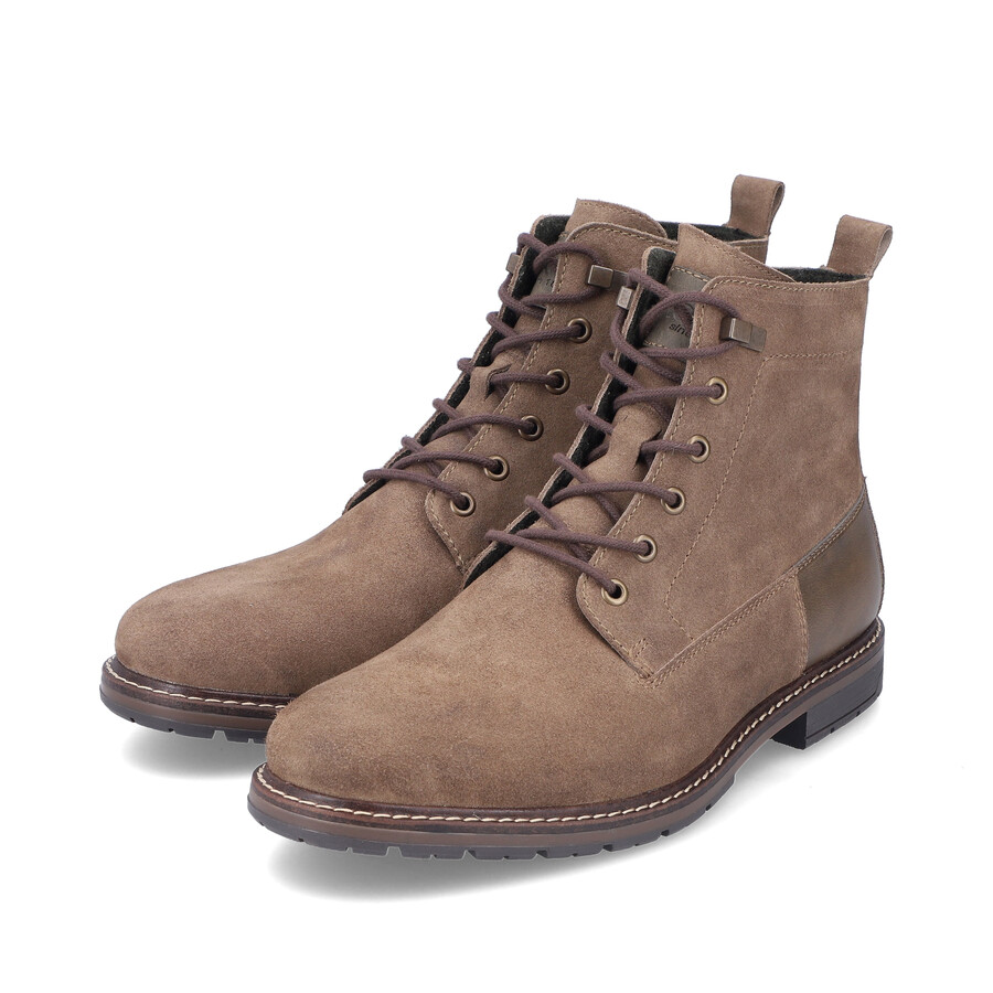 bottes marron à fermeture éclair pour homme rieker 13730-64