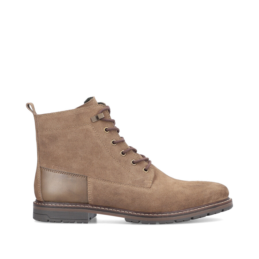 bottes marron à fermeture éclair pour homme rieker 13730-64