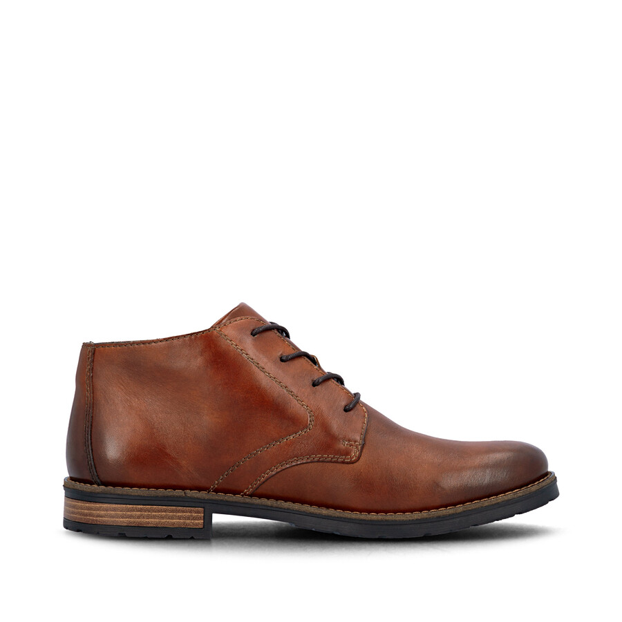 bottes marron à fermeture éclair pour homme rieker 14609-24