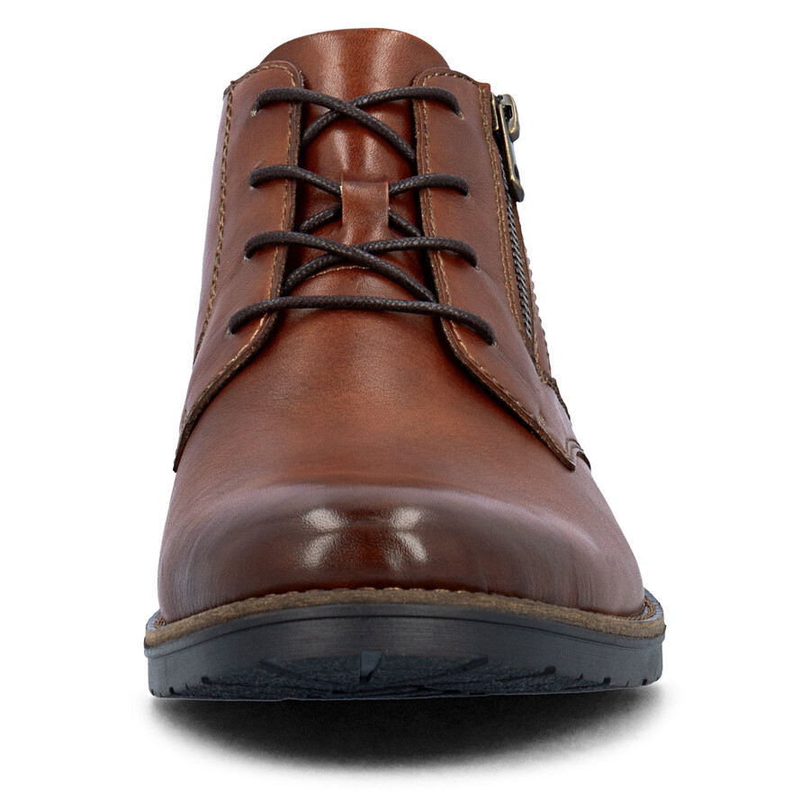 bottes marron à fermeture éclair pour homme rieker 14609-24