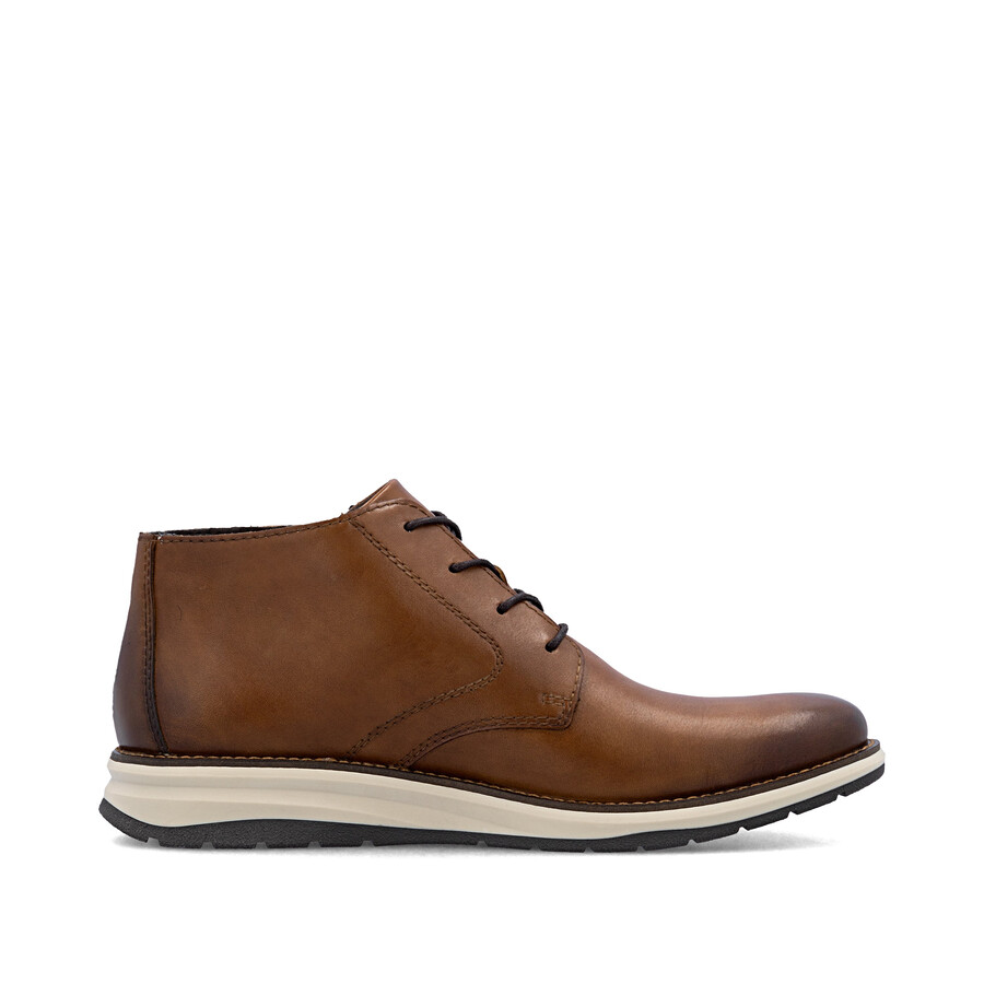 bottes marron à fermeture éclair pour homme rieker 14705-24