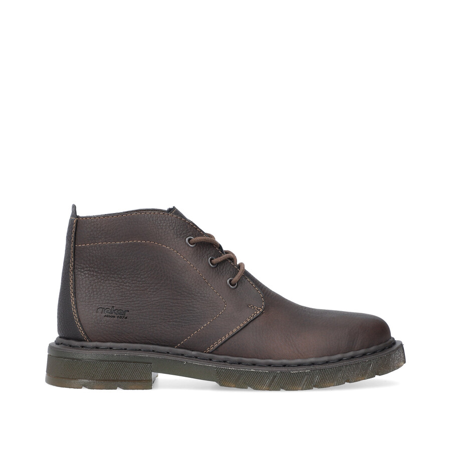 bottes élastiques marron pour homme rieker 31640-25