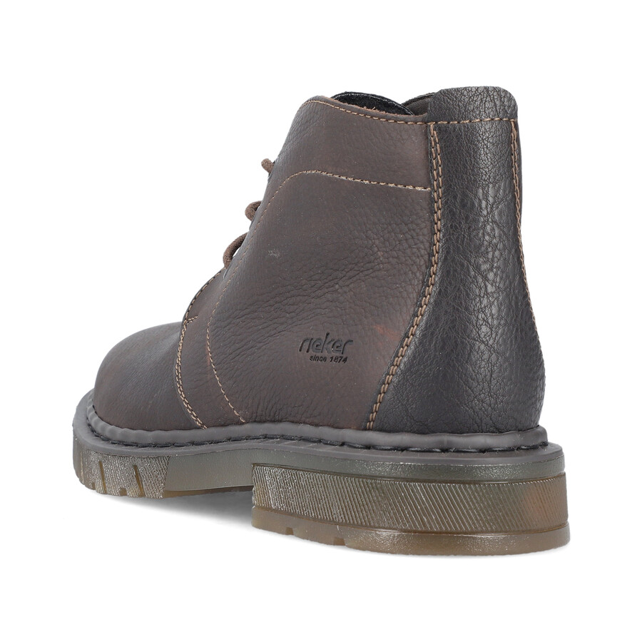 bottes élastiques marron pour homme rieker 31640-25