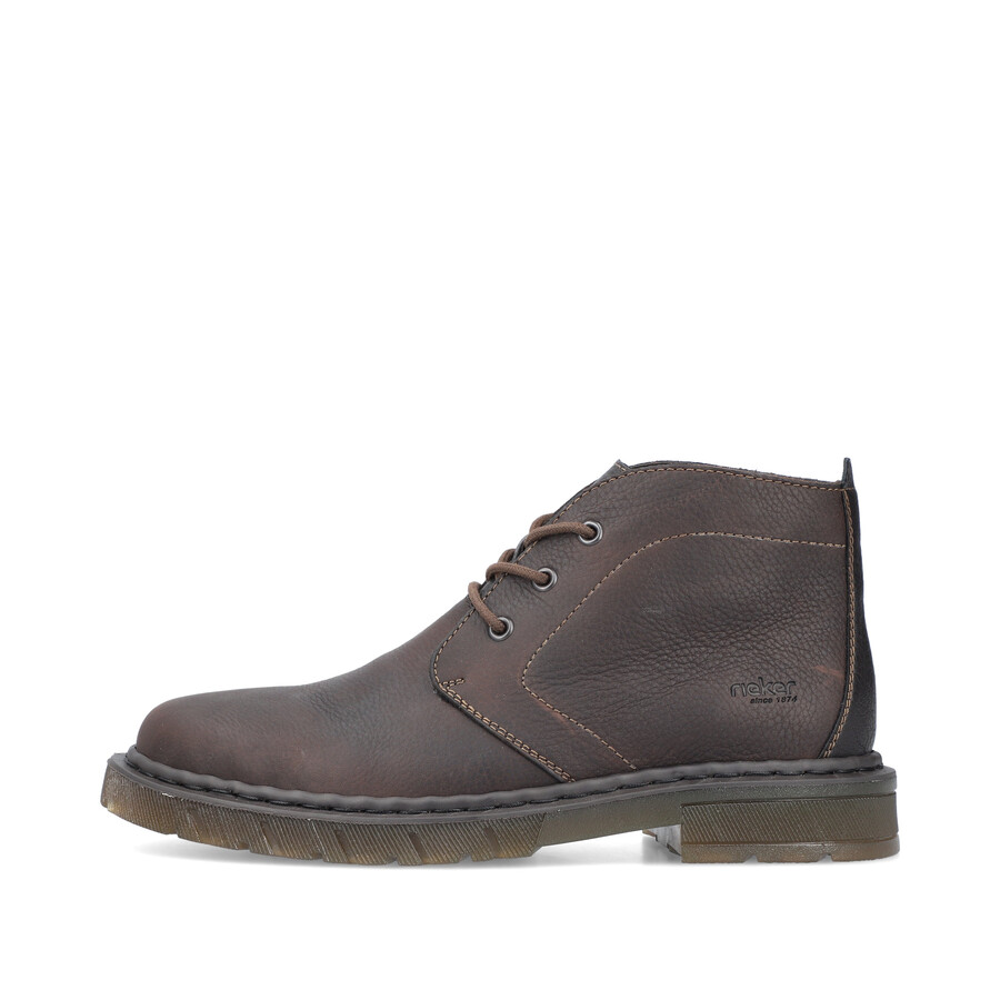 bottes élastiques marron pour homme rieker 31640-25