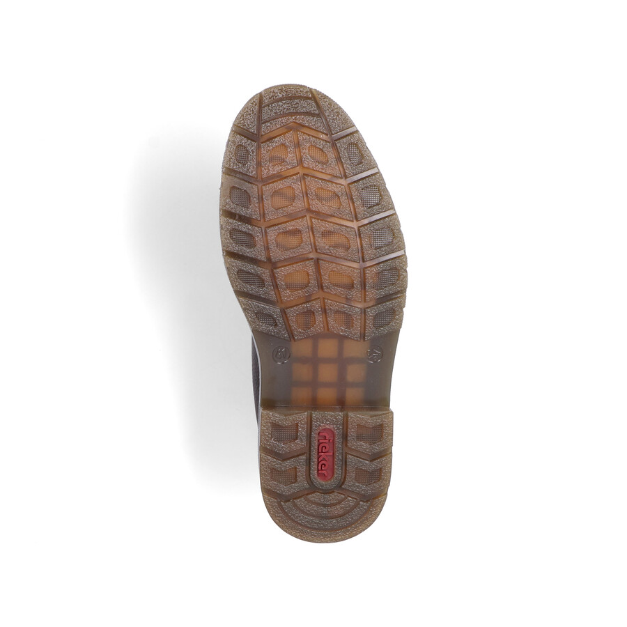 bottes élastiques marron pour homme rieker 31640-25