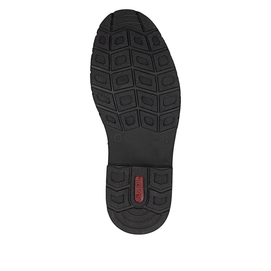 bottes noires à fermeture éclair pour hommes rieker 31650-00