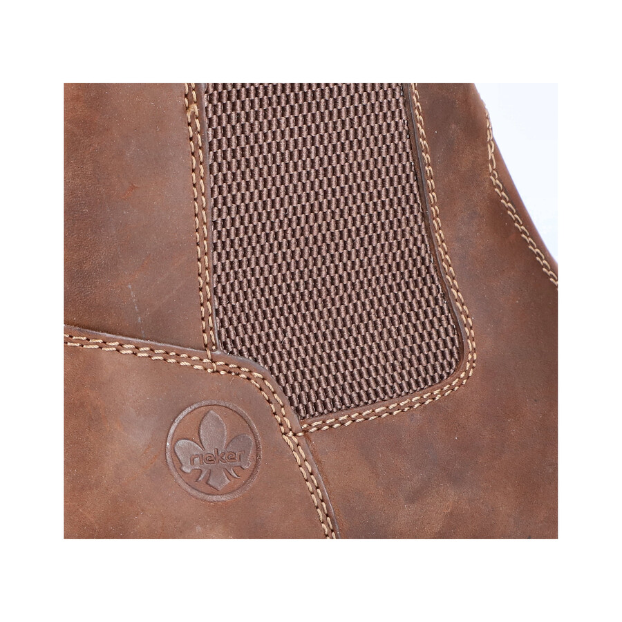 bottes marron à fermeture éclair pour homme rieker 31650-23