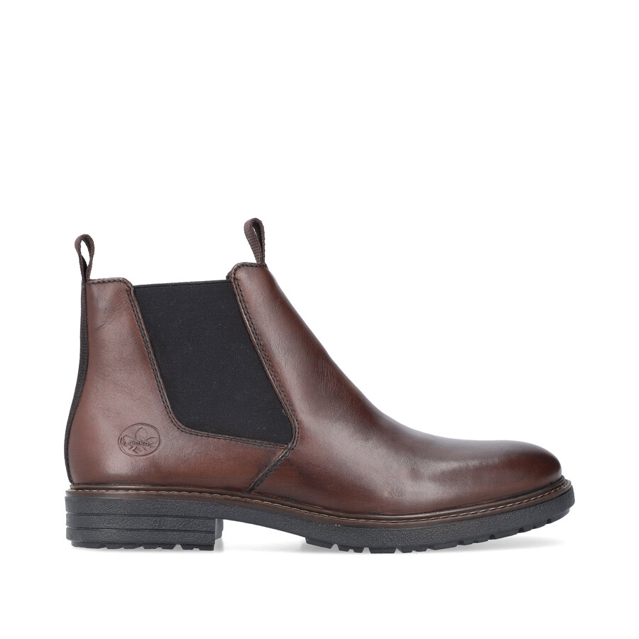 bottes marron à fermeture éclair pour homme rieker 33180-26