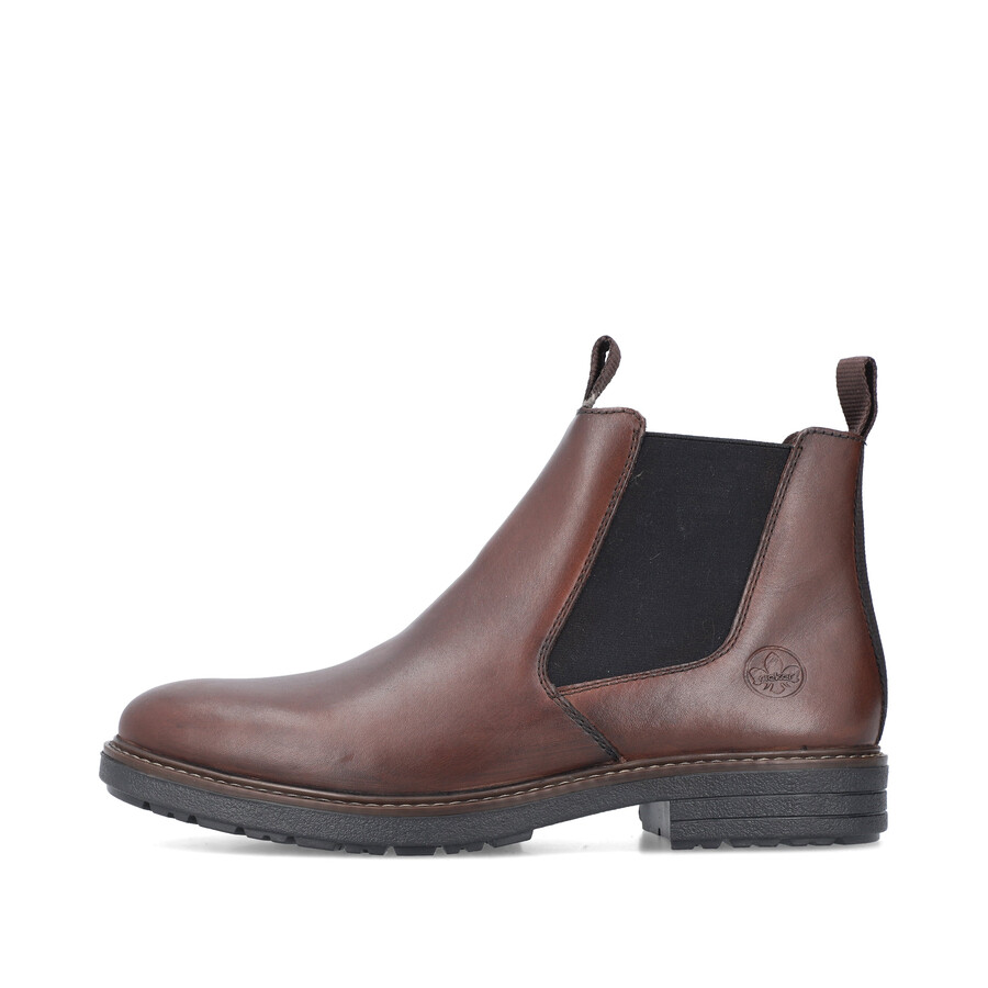 bottes marron à fermeture éclair pour homme rieker 33180-26