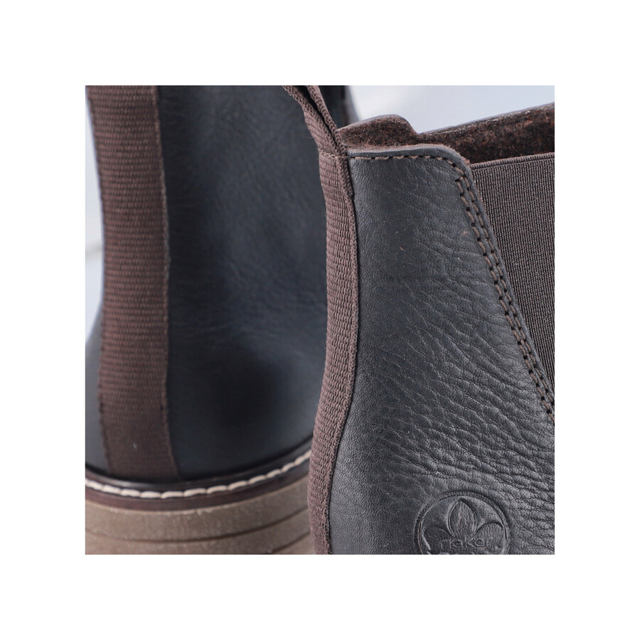 bottes marron à fermeture éclair pour homme rieker 33180-27