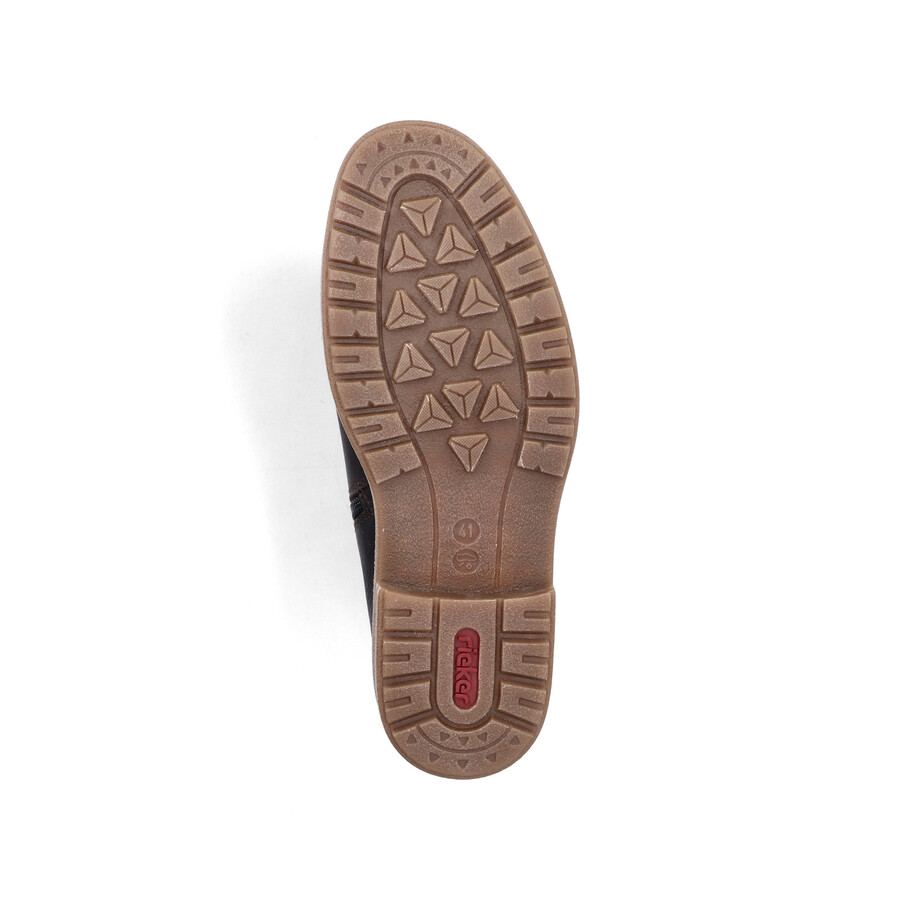 bottes marron à fermeture éclair pour homme rieker 33180-27