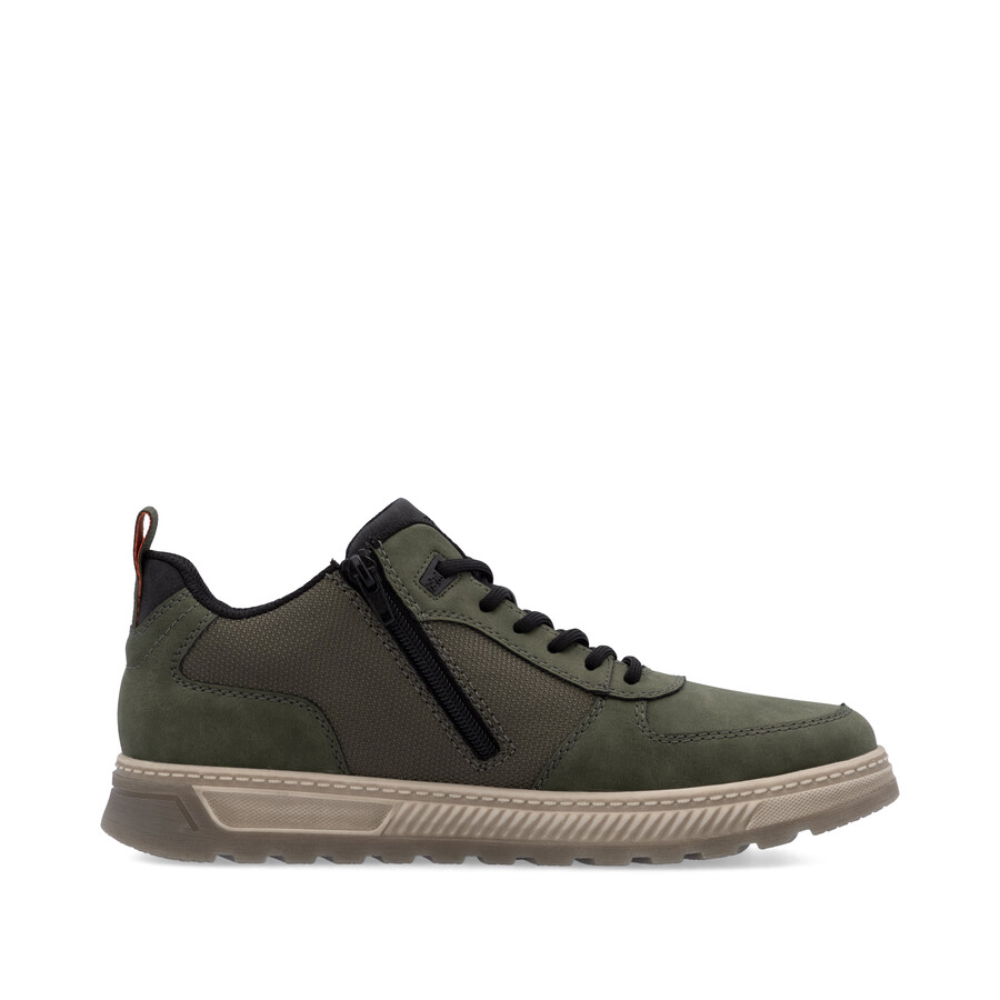 bottes vertes à fermeture éclair pour hommes rieker 37004-54