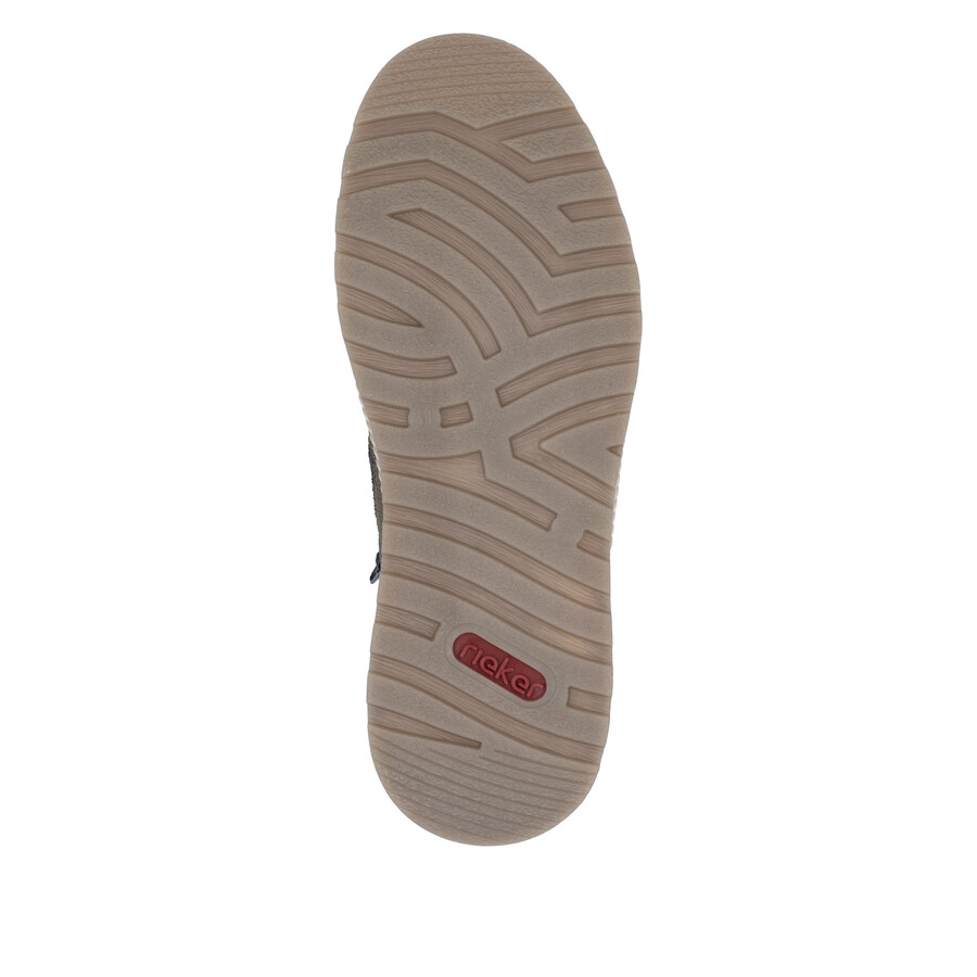 bottes vertes à fermeture éclair pour hommes rieker 37004-54