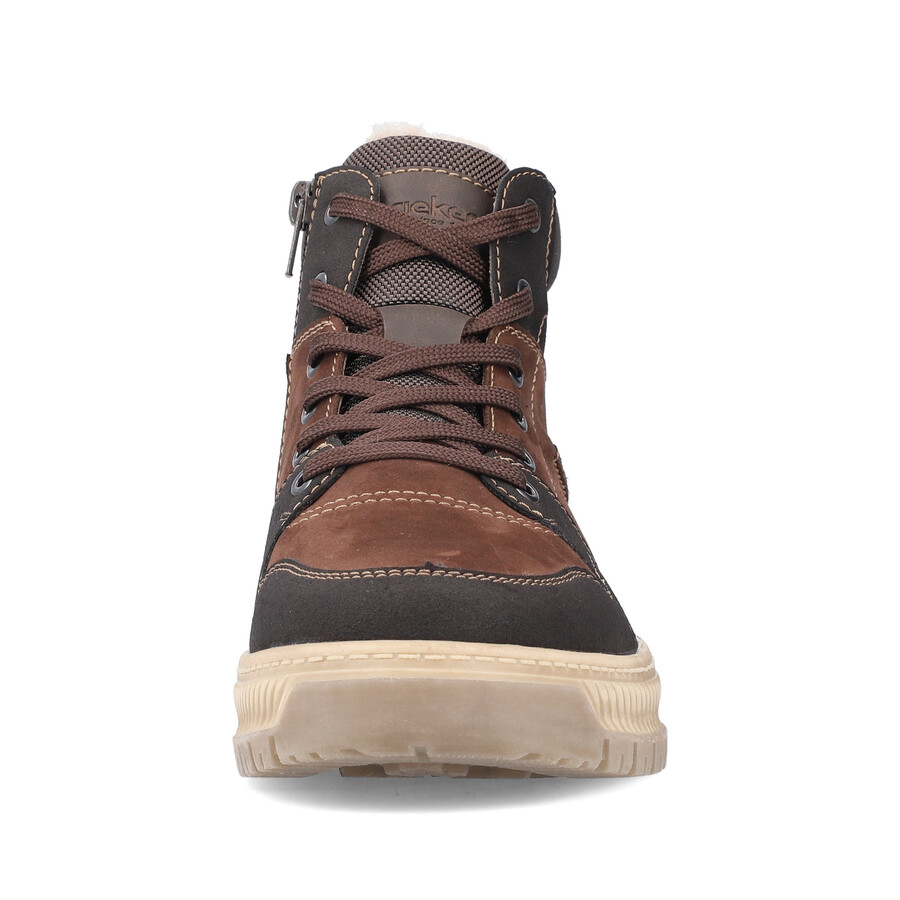 bottes marron à fermeture éclair pour homme rieker 38540-25