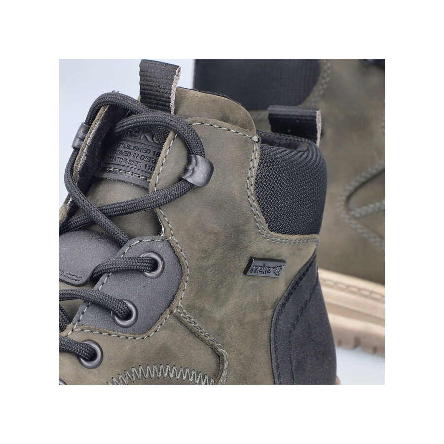 bottes vertes à fermeture éclair pour hommes rieker 38554-54