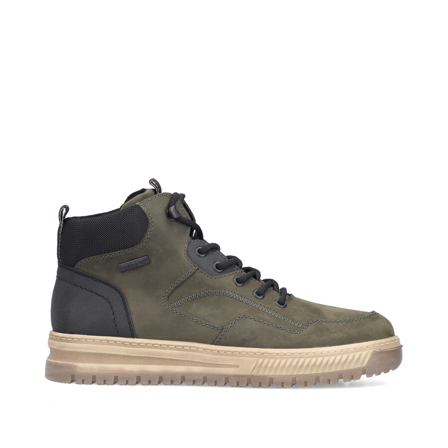 bottes vertes à fermeture éclair pour hommes rieker 38554-54