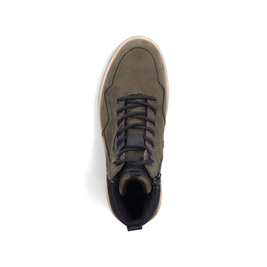 bottes vertes à fermeture éclair pour hommes rieker 38554-54
