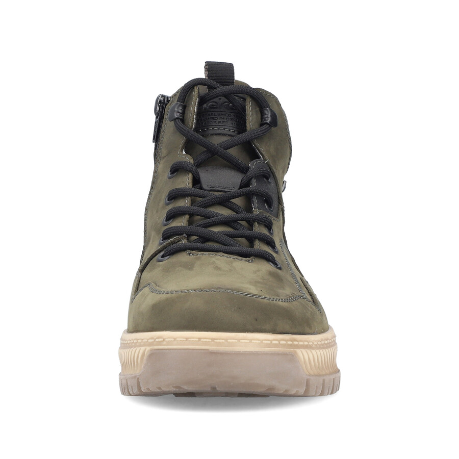 bottes vertes à fermeture éclair pour hommes rieker 38554-54