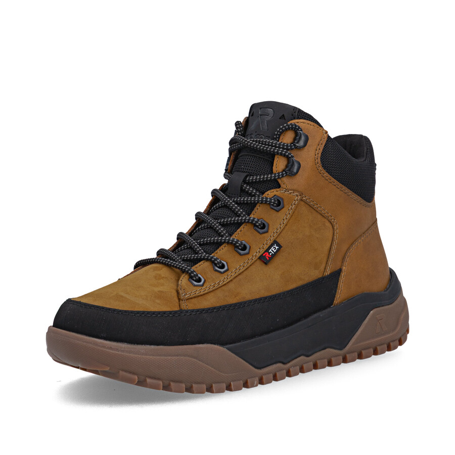 bottes jaunes à fermeture éclair pour hommes rieker sport u1571-68
