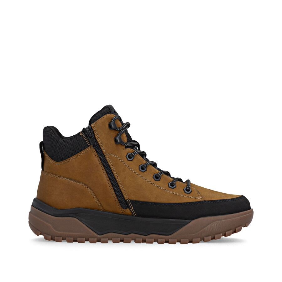 bottes jaunes à fermeture éclair pour hommes rieker sport u1571-68