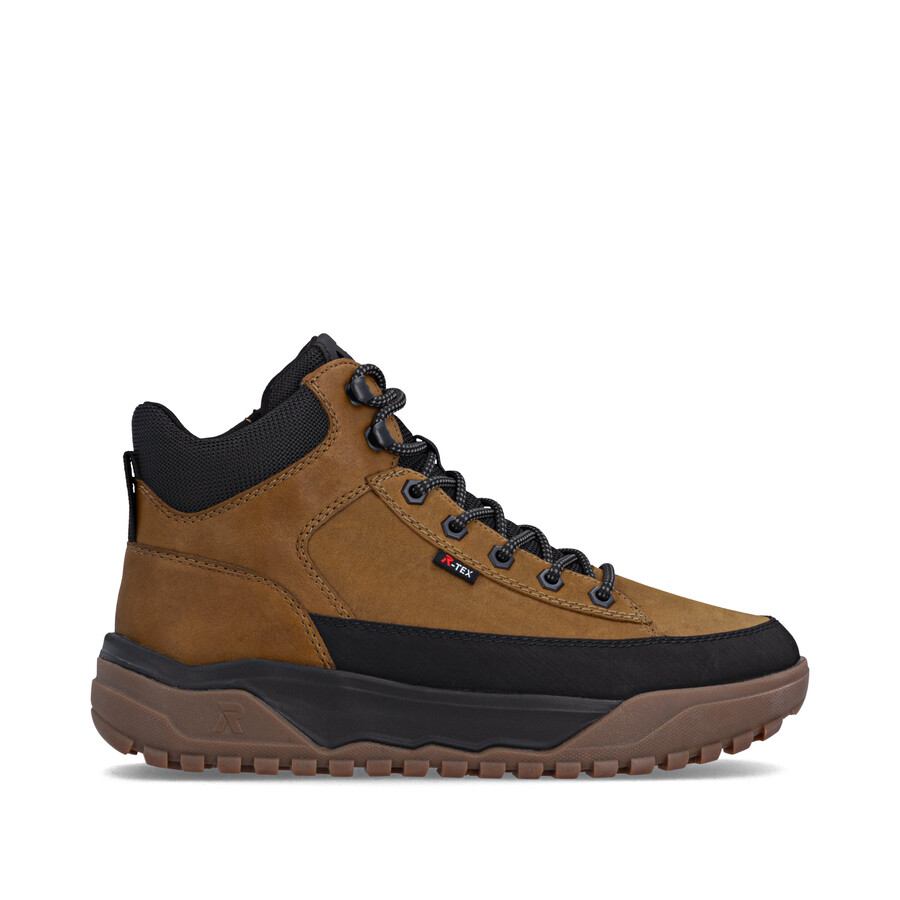 bottes jaunes à fermeture éclair pour hommes rieker sport u1571-68