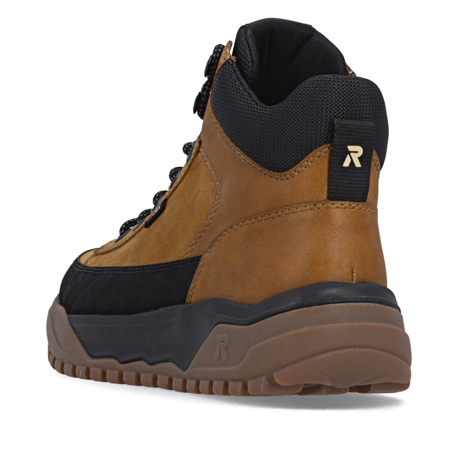 bottes jaunes à fermeture éclair pour hommes rieker sport u1571-68
