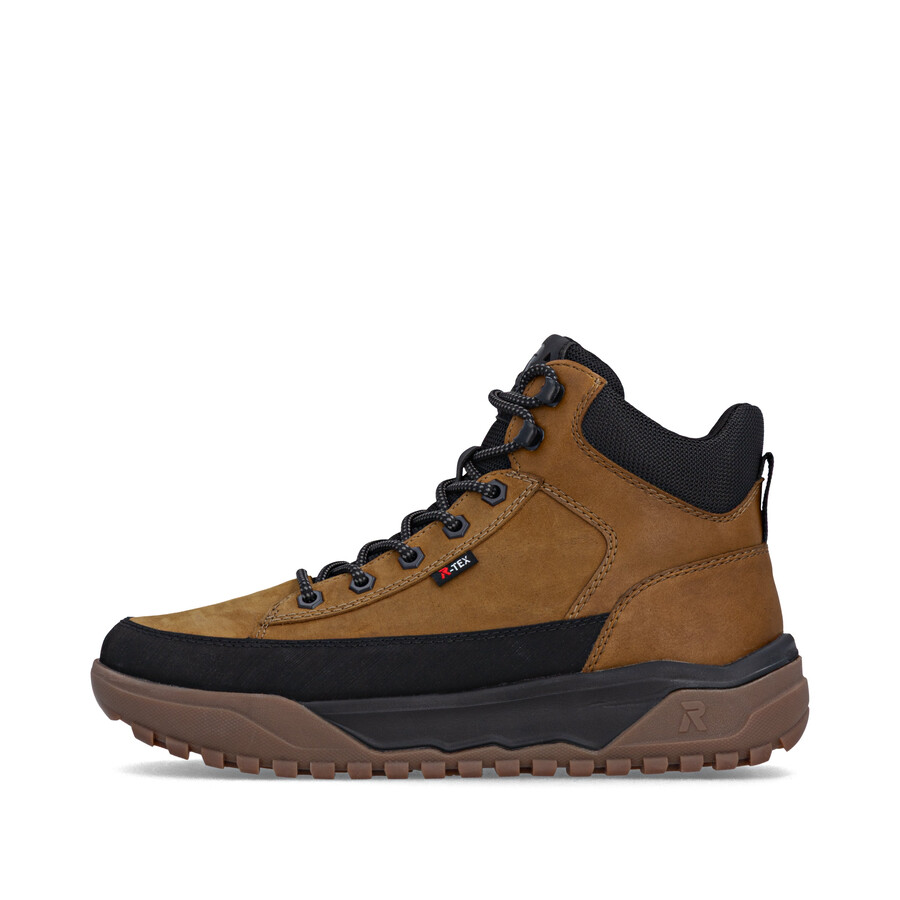 bottes jaunes à fermeture éclair pour hommes rieker sport u1571-68