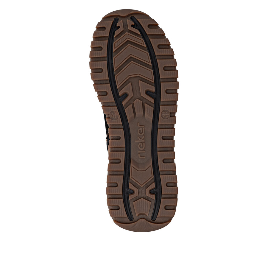 bottes jaunes à fermeture éclair pour hommes rieker sport u1571-68