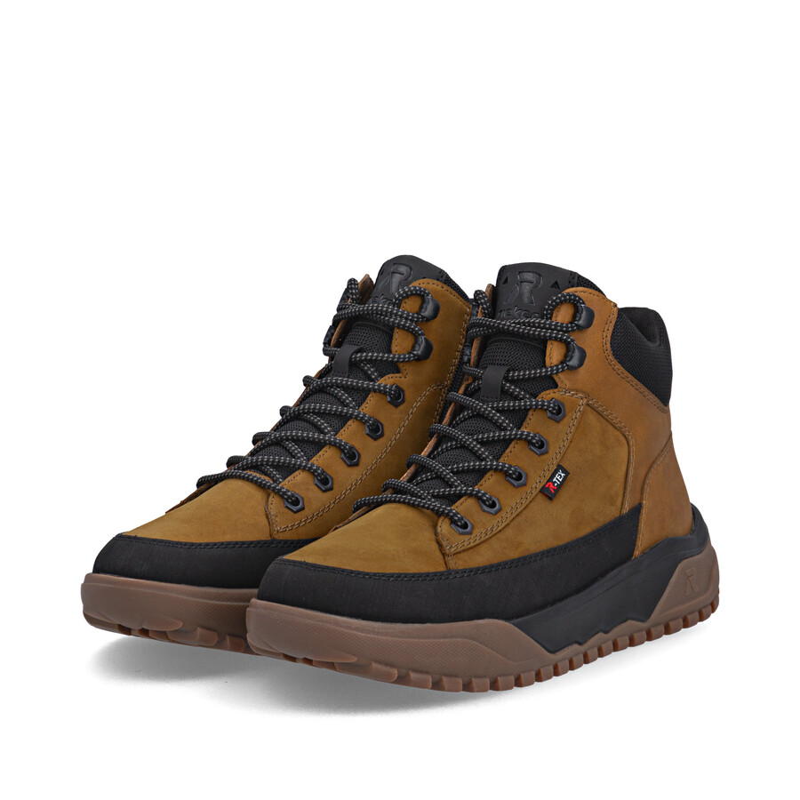 bottes jaunes à fermeture éclair pour hommes rieker sport u1571-68