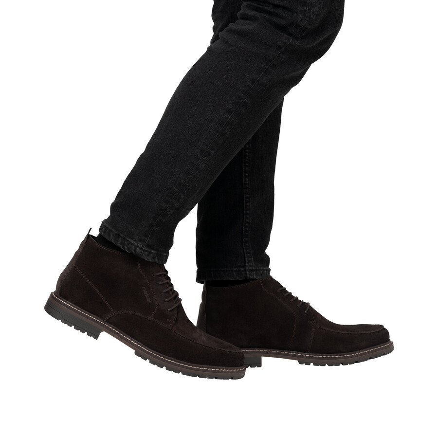 bottes élastiques marron pour homme rieker 13700-25