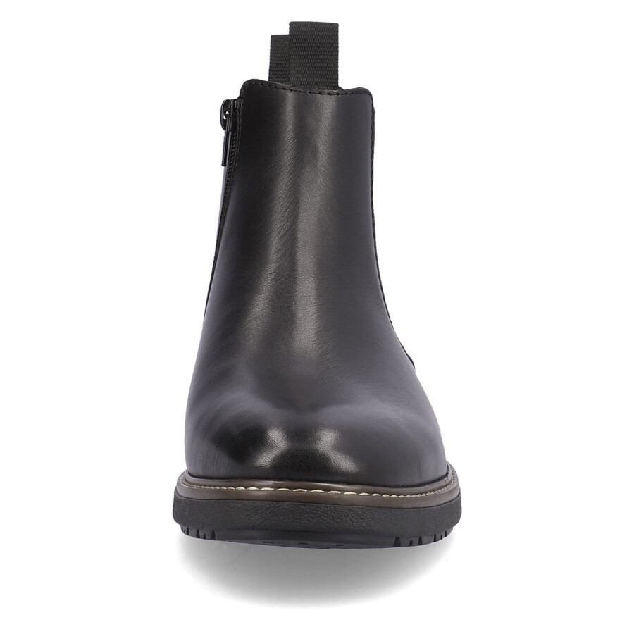 bottes noires à fermeture éclair pour hommes rieker 33180-00