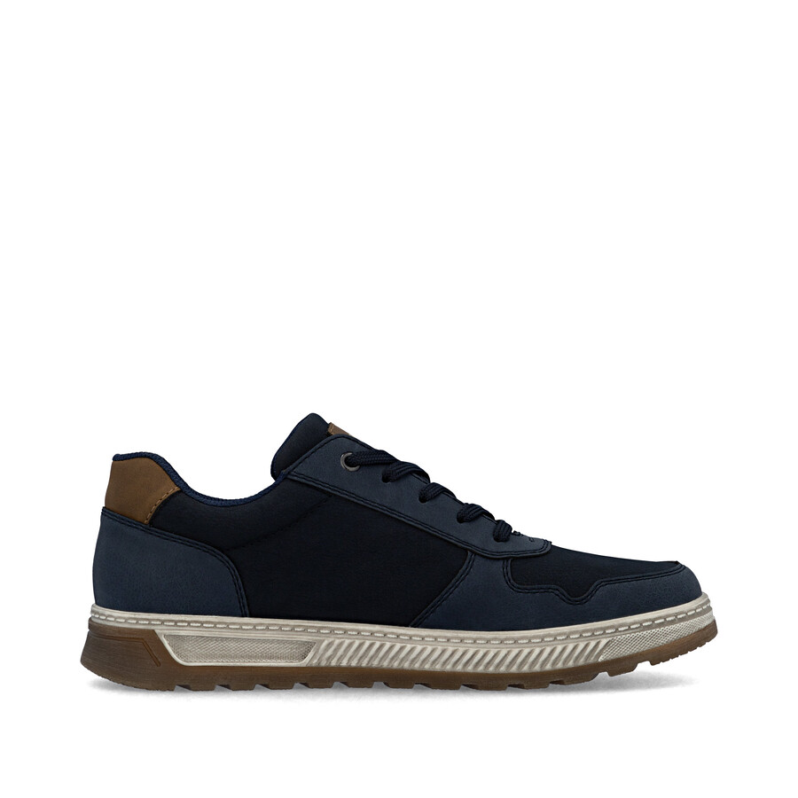 chaussures bleues à fermeture éclair pour hommes rieker 37029-14